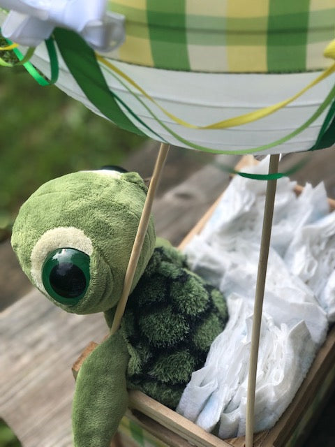 Totally Cool Dude Turtle Baby Balloon Basket
