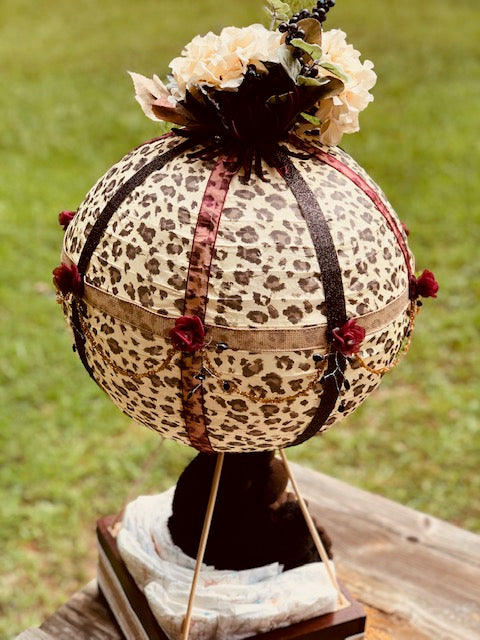 African Safari Baby Balloon Basket
