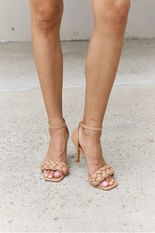 Forever Link Braided Strappy Heels